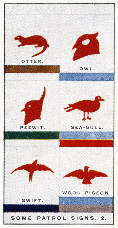 İzci Devriye işaretleri, 1929 by English School
