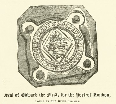 Birinci Edward Mührü, Thames Nehri
