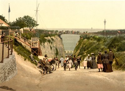 Deniz manzarası (el ile renklendirilmiş fotoğraf) by English School