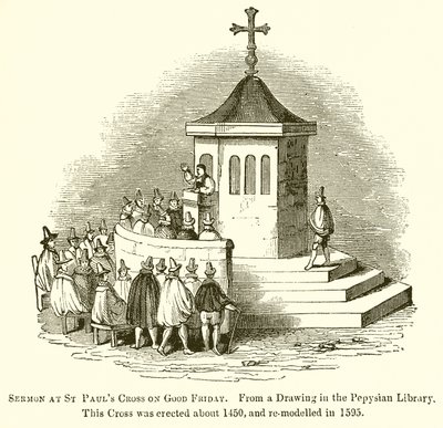İyi Cuma günü St Pauls Cross