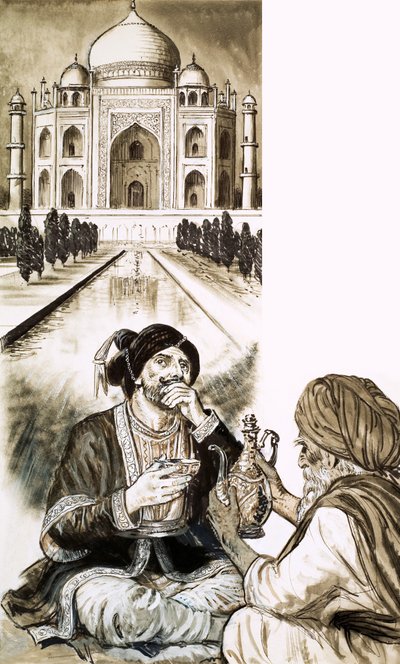 Şah Cihan ve Tac Mahal by English School
