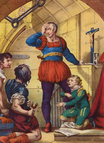 Shakespeare: Kral John (chromolitho) by English School