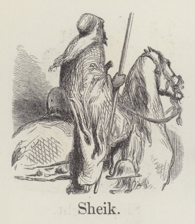 Şeyh (gravür) by English School