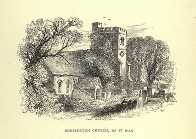 Shepperton Kilisesi, olduğu gibi by English School
