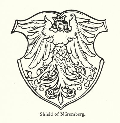 Nürnberg Kalkanı (gravür) by English School