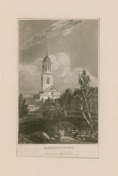 Shoreditch Kilisesi by English School