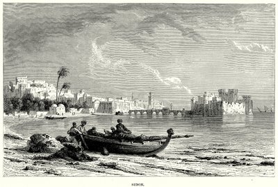 Sidon (gravür) by English School
