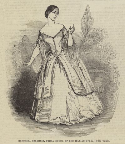 Signorina Borghese, İtalyan Operası