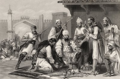Environs de Cusset, c.1866-69 (kağıt üzerinde grafitli kalem ve kahverengi mürekkep) by English School