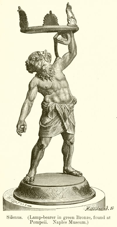 Silenus. (Pompeii. Napoli Müzesi