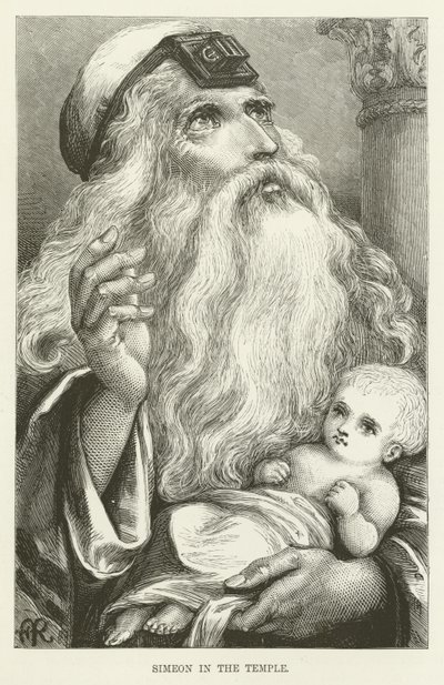 Tapınaktaki Simeon by English School