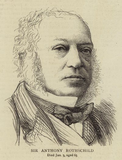Sir Anthony Rothschild (gravür) by English School