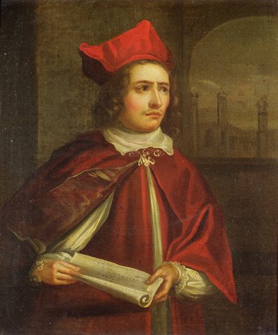 Sir Augustus Harris (1851-96) Kardinal Wolsey olarak by English School