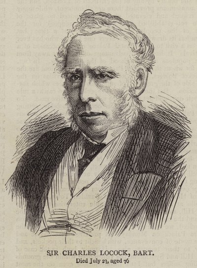 Sir Charles Locock, Baronet (gravür) by English School