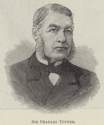 Sir Charles Tupper (gravür) by English School