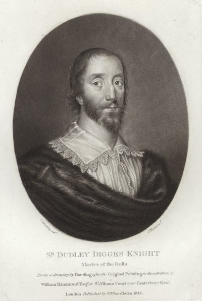 Sir Dudley Digges Şövalyesi by English School
