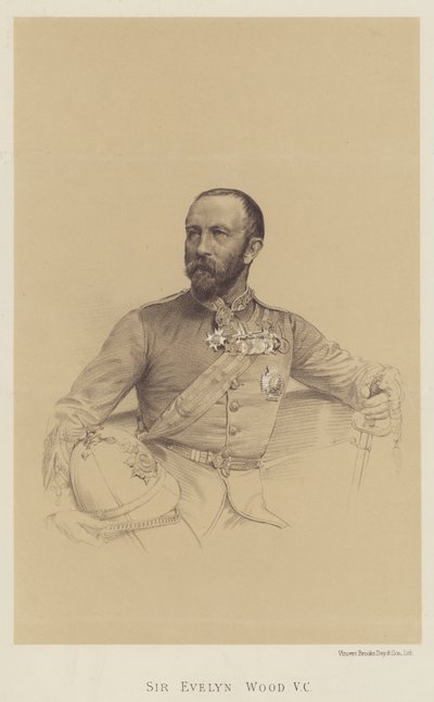 Sir Evelyn Wood, VC (taş) by English School