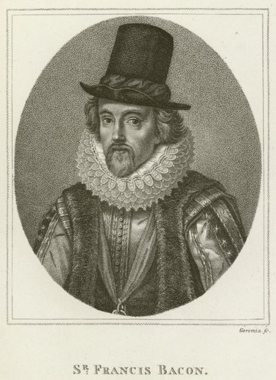 Sir Francis Bacon (gravür) by English School