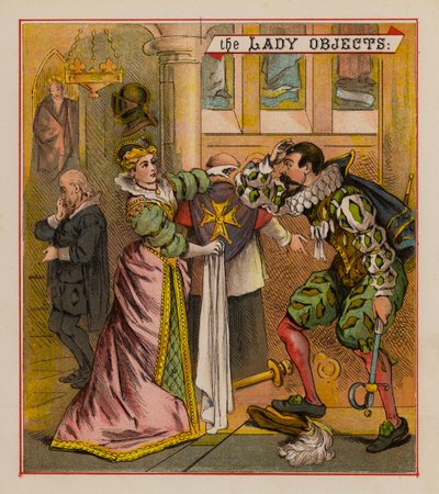 Sir Francis Drake ve Goblinleri (renkli taş) by English School
