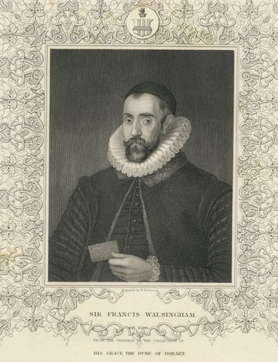 Sir Francis Walsingham (gravür) by English School