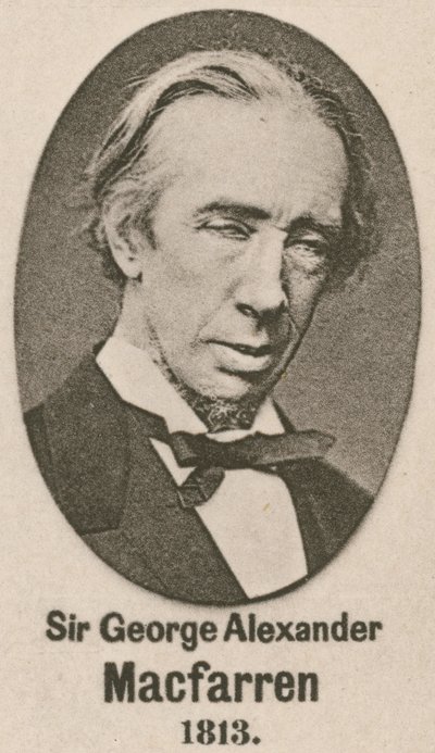 Sir George Alexander MacFarren (gravür) by English School