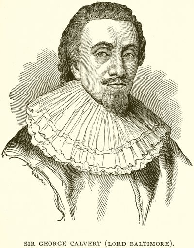 Sir George Calvert (Rab Baltimore) by English School
