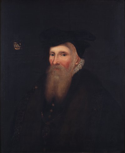 Sir Gilbert Dethick, Garter Silah Kralı by English School