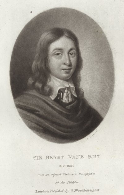 Sir Henry Vane Şövalye by English School
