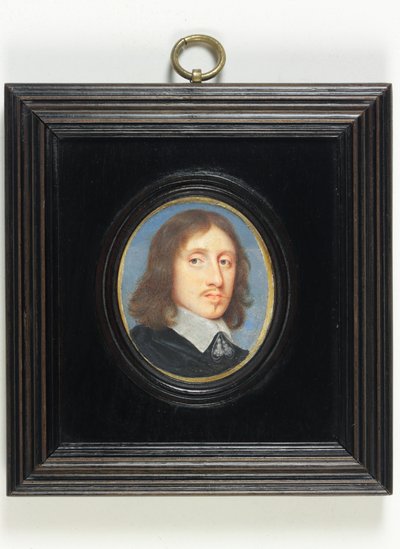 Sir Henry Vane The Younger (parşömen üzerine suluboya) by English School