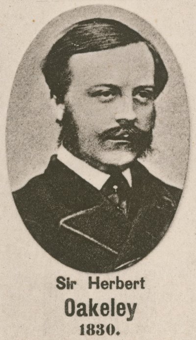 Sir Herbert Oakeley (gravür) by English School