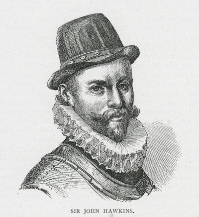 Sir John Hawkins (gravür) by English School