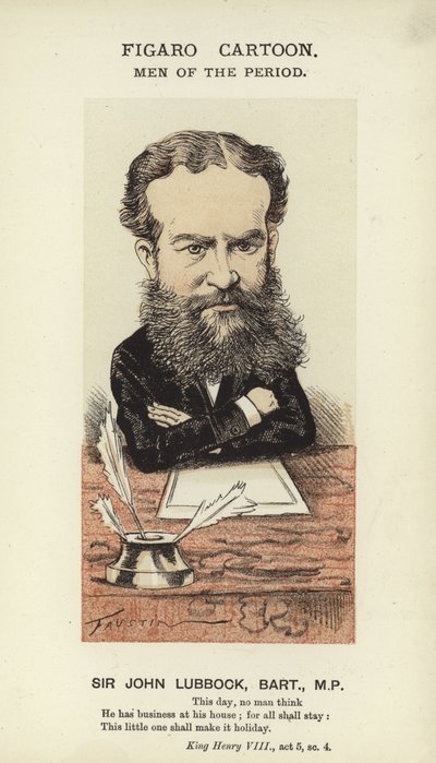 Sir John Lubbock, İngiliz politikacı by English School