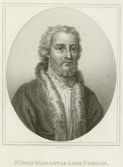 Sir John Oldcastle, Lord Cobham (gravür) by English School