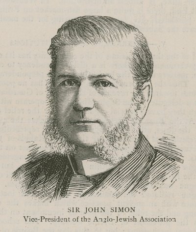 İngiliz-Yahudi Derneği Başkan Yardımcısı Sir John Simon by English School