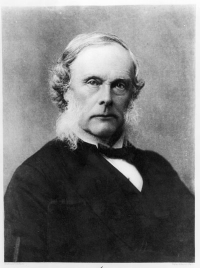 Sir Joseph Lister (1827-1912) Walker ve Boutall tarafından oyulmuş by English School