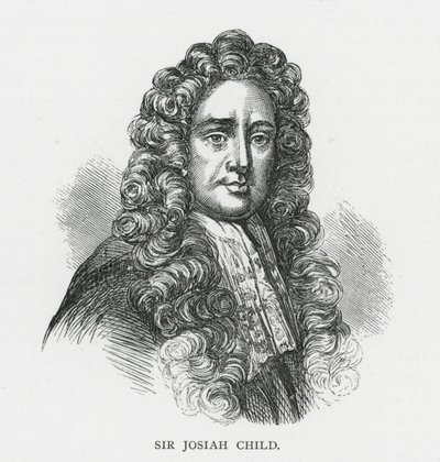 Sir Josiah Child (gravür) by English School