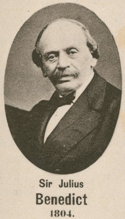 Sir Julius Benedict (gravür) by English School