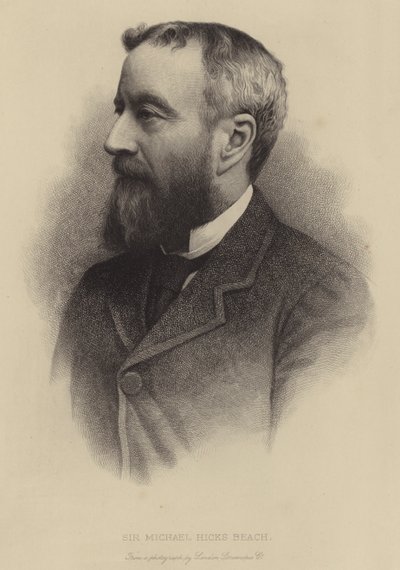 Sir Michael Hicks Sahili by English School