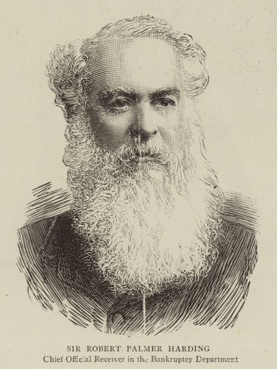 Sir Robert Palmer Harding (gravür) by English School