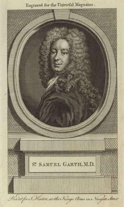 Sör Samuel Garth, MD by English School
