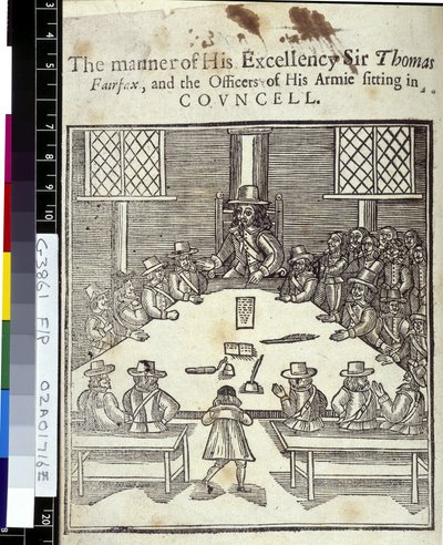 Sir Thomas Fairfax (1612-71) ve Parlamenter Ordu Genel Konseyi by English School