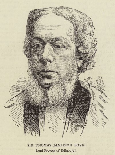 Sir Thomas Jamieson Boyd (gravür) by English School