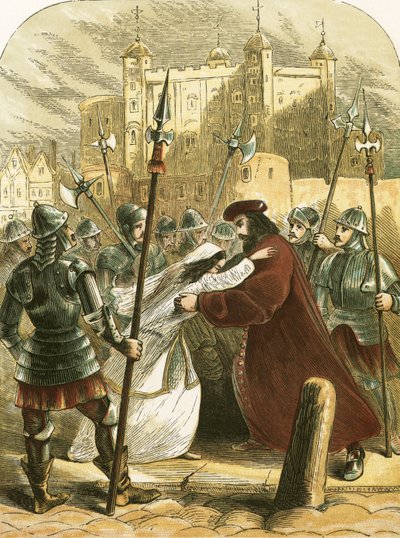 Sir Thomas More, idama giderken by English School