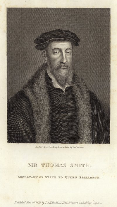 Sir Thomas Smith, İngiliz bilim adamı, diplomat ve politikacı by English School