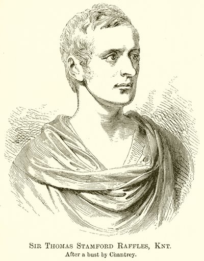 Sir Thomas Stamford Raffles, Knt by English School