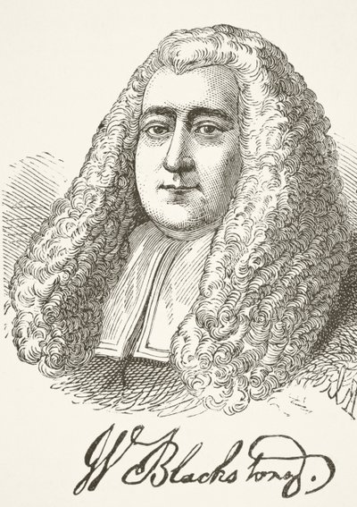 Sir William Blackstone, William Hickman Smith Aubrey (1858-1916) tarafından yayınlanan 