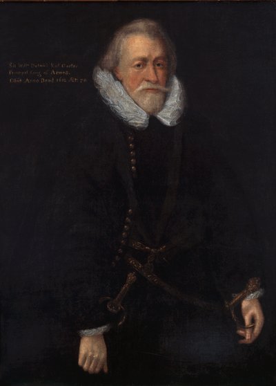 Sir William Dethick, Garter Silah Kralı by English School