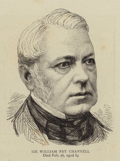 Sir William Fry Channell (gravür) by English School