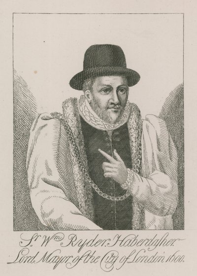 Sir William Ryder, tuhafiyeci, Londra Belediye Başkanı, 1600 by English School
