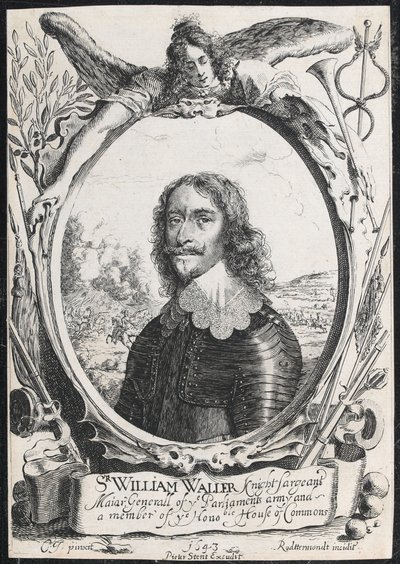 'Sir William Waller, Şövalye Başçavuş Generali, Parlamentolar ordunuzun üyesi ve saygıdeğer üyeniz. Avam Kamarası' by English School